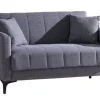 QUARTIER Sofa 2-Sitzer SEOUL grau