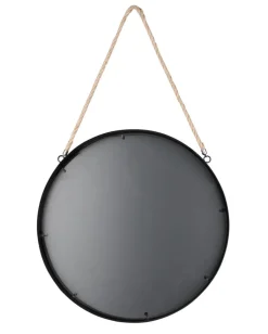 Spiegel rund NINA 40 cm schwarz