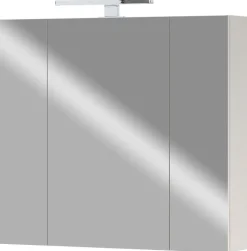 Spiegelschrank 76 x 71 cm Kaschmir