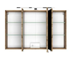 Spiegelschrank BAABE 100 x 66 cm Wotan Eiche