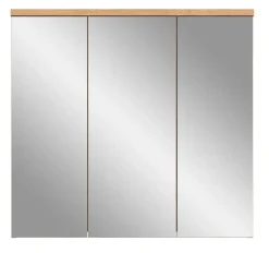 Spiegelschrank GRADO 80 x 75 cm Eiche
