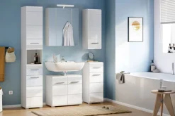 QUARTIER Spiegelschrank LINUS 60 x 70 cm weiß