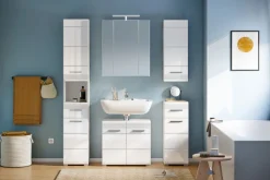 QUARTIER Spiegelschrank LINUS 60 x 70 cm weiß