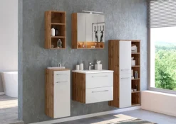 Spiegelschrank LIVORNO 60 x 64 cm Wotan Eiche