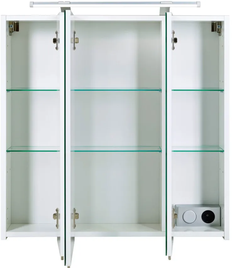 Spiegelschrank LUCA 70 x 75 cm weiß