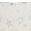 SPRÜGEL Kissenhülle GLAMOUR STAR SILVER 30x50 cm Weiß,Silberfarbig