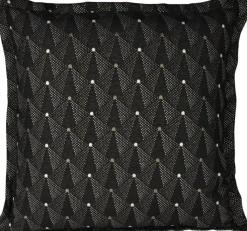 SPRÜGEL Kissenhülle HOMEY TREE 40x40 cm Schwarz,Goldfarbig