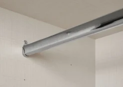 STAUD Kleiderschrank SINFONIE PLUS VIII 280 cm Alpinweiß/ Alpinweißglas/ Spiegel mittig