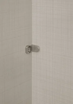 STAUD Kleiderschrank SINFONIE PLUS VIII 280 cm Alpinweiß/ Alpinweißglas/ Spiegel mittig