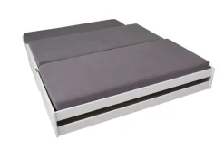 Stauraum-/Funktionsbett JANNES 90 x 200 cm weiß