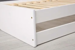 Stauraum-/Funktionsbett JANNES 90 x 200 cm weiß