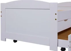 Stauraum-/Funktionsbett JULIUS 90 x 190 cm weiß