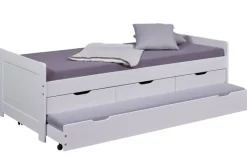 Stauraum-/Funktionsbett MARKUS 90 x 200 cm weiß