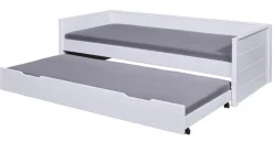 Stauraum-/Funktionsbett NIELS 90 x 200 cm weiß