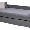 Stauraum-/Funktionsbett NIELES 90 x 200 cm grau