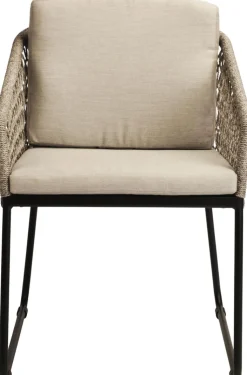 STERN Dining Gartenstuhl ODEA 2er Set schwarz /cremebeige