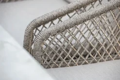 STERN Dining Gartenstuhl ODEA 2er Set schwarz /cremebeige