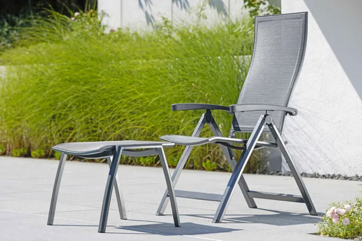 STERN Gartenstuhl KARI II anthrazit /karbon