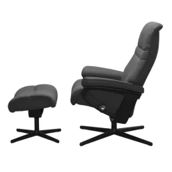 Stressless Sessel mit Hocker SUNRISE 2-teilig grey