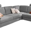 SYSTEMPOLSTER Ecksofa BILZEN-H R alu