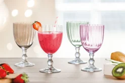 TAFELWERT Rotweinkelch GIORGIA 6er Set rauchgrün