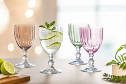 TAFELWERT Weißweinkelch GIORGIA 6er Set rauchbraun