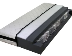 QUARTIER Taschenfederkernmatratze TIMO 90 x 200 cm weiß