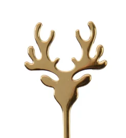 Teelöffel HIRSCH goldfarbig