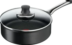 TEFAL Schmorpfanne EXCELLENCE Aluminium 24 cm Schwarz