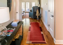 LUXOR living Teppich MANALI 80 x 200 cm rot