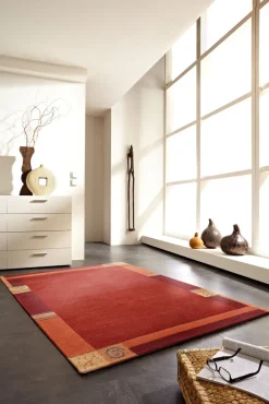 LUXOR living Teppich MANALI 200 x 250 cm rot