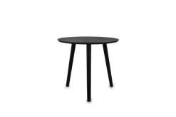 Tisch 2er-Set VILANA Ø 50 cm/Ø 45 cm schwarz