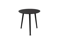 Tisch 2er-Set VILANA Ø 50 cm/Ø 45 cm schwarz