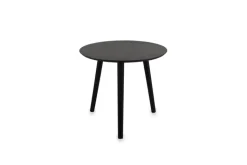 Tisch 2er-Set VILANA Ø 50 cm/Ø 45 cm schwarz