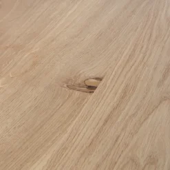 Tisch TABLO 130 x 130 cm Eiche massiv/schwarz