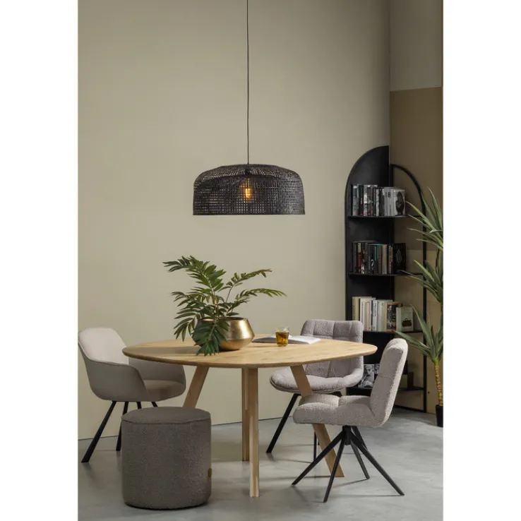 Tisch TABLO 130 x 130 cm Eiche braun