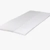 Topper 90 x 200 cm weiß