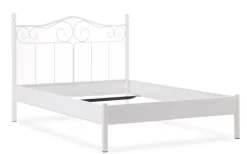 TRAUMWERKSTATT Metallbettgestell PALERMO 140 x 200 cm weiß