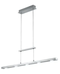 TRIO LED Balkenpendel Lacal nickelfarbig