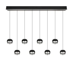 TRIO LED Balkenpendel TRS ORBIT 150cm nickelfarbig