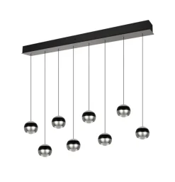 TRIO LED Balkenpendel TRS ORBIT 150cm nickelfarbig