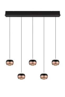TRIO LED Balkenpendel TRS ORBIT 100 cm schwarz /coffee