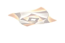 TRIO LED Deckenlampe AKITA 48 x 48 cm weiß
