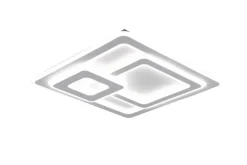 TRIO LED Deckenlampe MITA 51 x 51 cm weiß