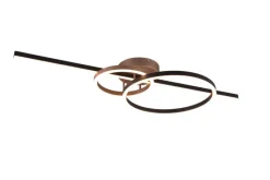 TRIO LED Deckenlampe MONTILLA 100 cm coffee