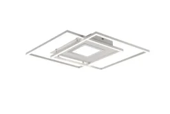 TRIO LED Deckenlampe VIA 50 x 50 cm weiß