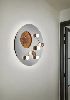 TRIO LED Deckenlampe ZODIAC 50 cm alufarbig