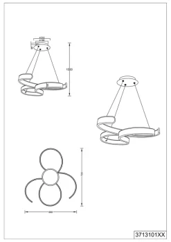 TRIO LED Pendellampe FRANCIS