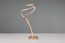 TRIO LED Tischlampe TRS NALA goldfarbig