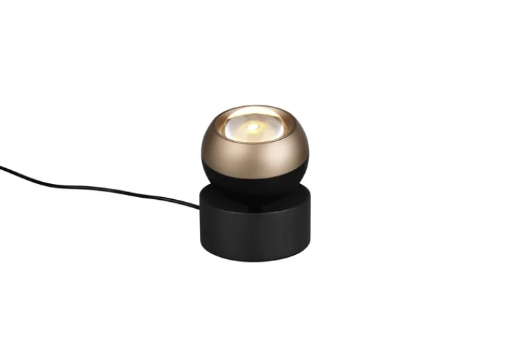 TRIO LED Tischlampe TRS ORBIT schwarz/coffee